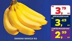Roldão Mais - banana nanica oferta