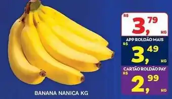 Roldão Mais - banana nanica oferta