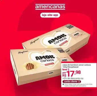 Caixa de bombom amor carioca