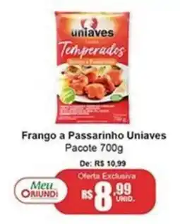 Oriundi Frango a Passarinho Uniaves oferta