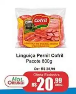 Oriundi Linguiça Pernil Cofril oferta