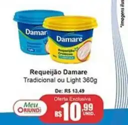Oriundi Requeijão Damare Tradicional ou Light oferta