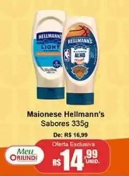 Oriundi Maionese hellmann's sabores oferta