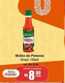Oriundi Molho de Pimenta Knorr oferta