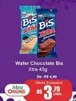 Oriundi Wafer Chocolate Bis Xtra oferta