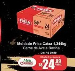 Oriundi Moldado frisa caixa 1,344kg oferta
