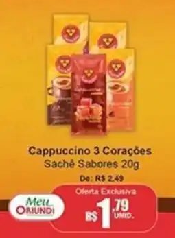Oriundi Cappuccino 3 Corações oferta