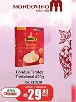 Oriundi Fondue tirolez tradicional oferta