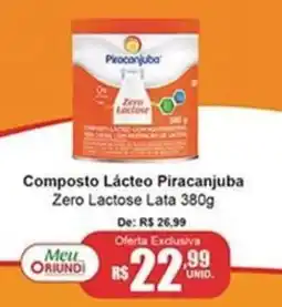 Oriundi Composto Lácteo Piracanjuba Zero Lactose oferta