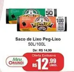 Oriundi Saco de Lixo Peg-Lixo oferta