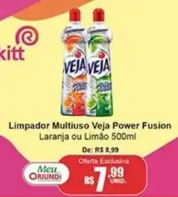 Oriundi Limpador Multiuso Veja Power Fusion Laranja ou Limão oferta
