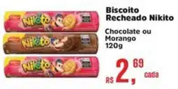 Supermercados Mateus Biscoito Recheado Nikito oferta