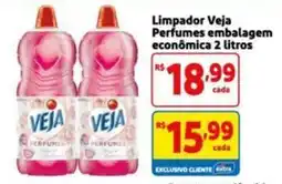 Mercado Extra Limpador Veja Perfumes embalagem economica oferta