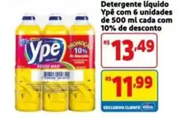 Mercado Extra Detergente liquido Ypê oferta