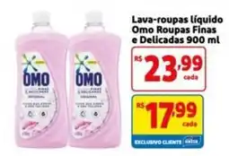 Mercado Extra Lava-roupas líquido Omo Roupas Finas e Delicadas oferta