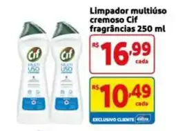 Mercado Extra Limpador multiúso cremoso Cif fragrâncias oferta