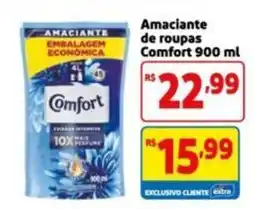 Mercado Extra Amaciante de roupas comfort oferta