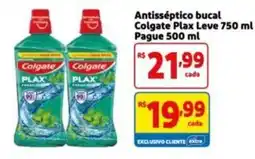 Mercado Extra Antisséptico bucal colgate plax leve oferta