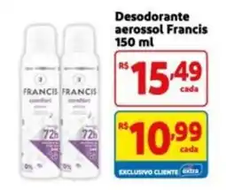 Mercado Extra Desodorante aerossol francis oferta