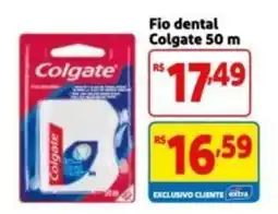 Mercado Extra Fio dental Colgate oferta