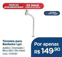 Cassol Torneira para Banheiro Lyn oferta