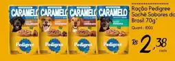 Giassi Supermercados Raçao Pedigree Sachê Sabores do Brasil oferta