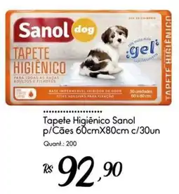 Giassi Supermercados Tapete Higiênico Sanol oferta