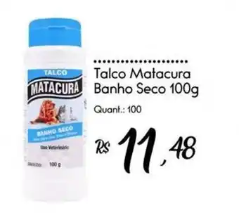 Giassi Supermercados Talco matacura banho seco oferta
