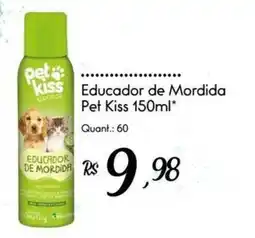 Giassi Supermercados Educador de mordida pet kiss oferta