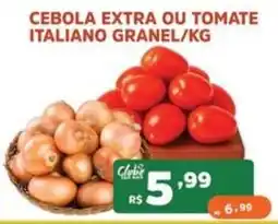 Supermercados Pague Menos cebola extra ou tomate italiano granel oferta