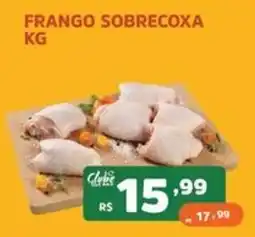 Supermercados Pague Menos Frango sobrecoxa oferta