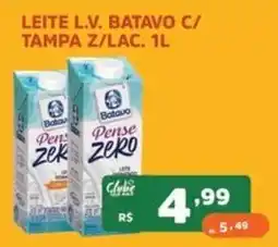 Supermercados Pague Menos Leite l.v. batavo c/ tampa z/lac. 1l oferta