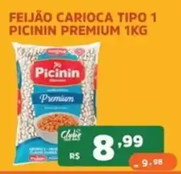 Supermercados Pague Menos feijão carioca tipo 1 picinin premium oferta