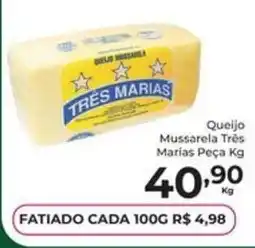 Comercial Esperança Queijo mussarela tres marias oferta