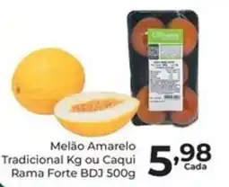 Comercial Esperança Melão Amarelo Tradicional Kg ou Caqui Rama Forte oferta