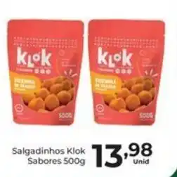 Comercial Esperança Salgadinhos KloK Sabores oferta