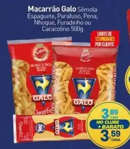 Rede Bom Lugar Macarrão Galo Sêmola Espaguete, Parafuso, Pena, Nhoque, Furadinho ou Caracolino oferta