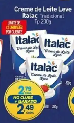 Rede Bom Lugar Creme de Leite Leve Italac Tradicional oferta