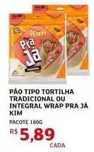 Assaí Atacadista Kim - pão tipo tortilha tradicional ou integral wrap pra oferta