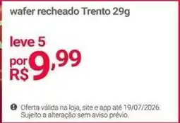 Lojas Americanas Trento - wafer recheado oferta
