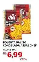 Assaí Atacadista Do chef - polenta palito congelada assai oferta