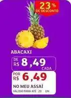 Assaí Atacadista Meu - abacaxi oferta