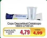 Spani Atacadista Cristalcopo - copo descartável oferta