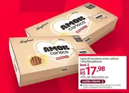 Lojas Americanas Neugebauer - caixa de bombom amor carioca oferta