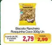 Spani Atacadista Rancheiro - biscoito rosquinha coco oferta