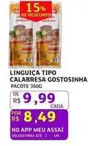 Assaí Atacadista Gostosinha - linguiça tipo calabresa oferta
