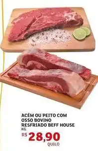 Assaí Atacadista Bovino - acém ou peito com osso bovino resfriado beff house oferta