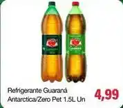 Spani Atacadista Guaraná - refrigerante antarctica/zero pet 1.5l un oferta