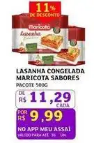 Assaí Atacadista Maricota - lasanha congelada sabores oferta