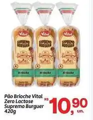 Fort Atacadista Vital - pão brioche vital zero lactose oferta
